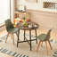 Alecsandru Round Metal Base Dining Table