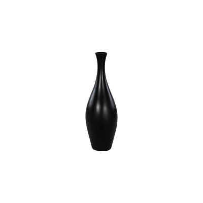 Trumpet Vase, Large, Matte Black