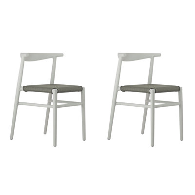 Ensemble de 2 chaises empilables Joi