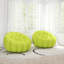 Fauteuil d'appoint rembourré en forme de citrouille 48,43 po Kayi (ensemble de 2), aucun assemblage requis-112510840