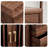 Large-Capacity Solid Wood Sideboard