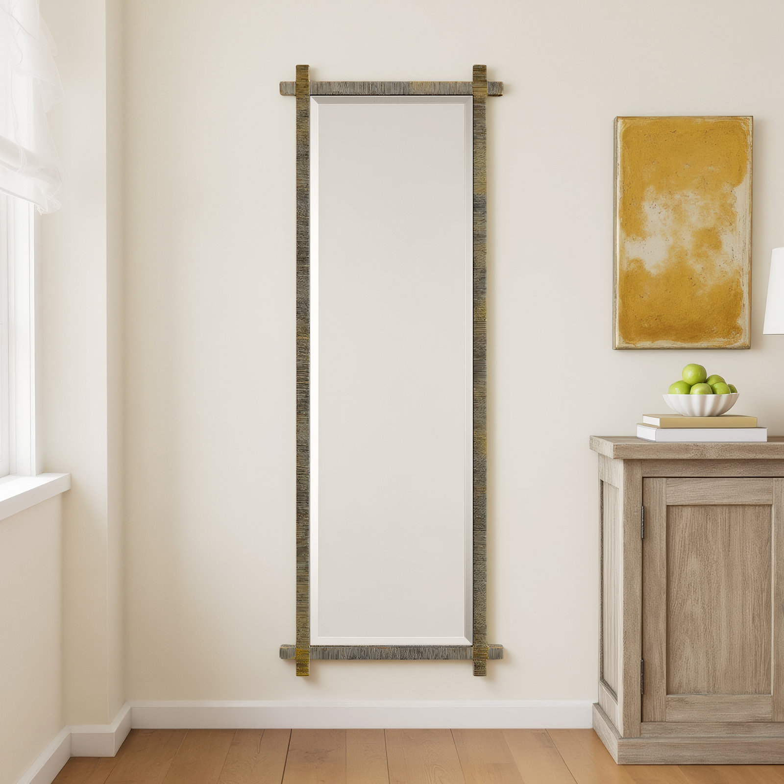 Ari Metal Rectangle Wall Mirror