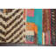 Tapis marocain abstrait en laine noué à la main 9 x 13