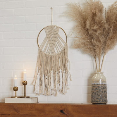 Hand Woven Blended Fabric Wall Hanging