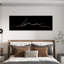 «Graceful Body Silhouette», art mural élégant et délicat-1078435298