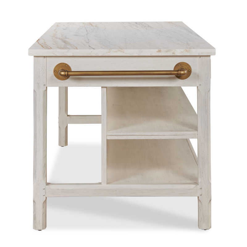 Dining Table, Frost White, Marble, Carrara