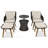 5 Pieces Patio Furniture Chair Set-80765441