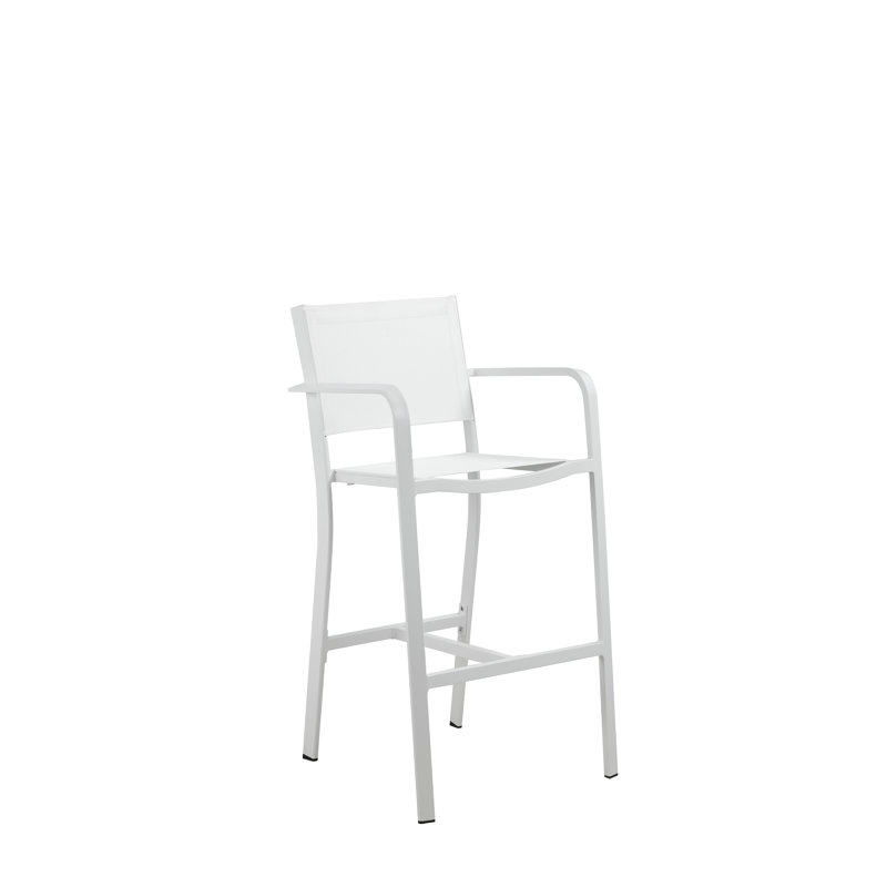 Ensemble de 6 tabourets de bar Sunset, blanc