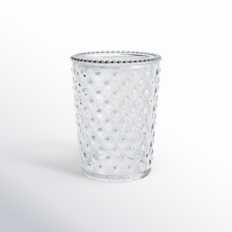 Handmade Glass Table Vase, 5" H x 4" W x 4" D