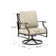 Argirios Metal Patio Swivel Chair with Cushions (Set of 2)