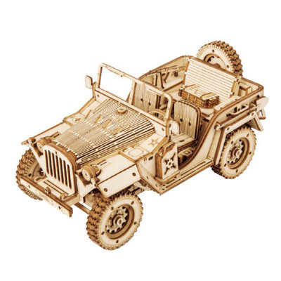Casse-tête bricolage 3D - Jeep Army Car - 369 pièces