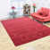 Kingsbridge HAND KNOTTED LOOM SILK ECO-FRIENDLY AREA RUGS  - Rectangle Shape | Red Color | Contemporary Design | Area Rugs for living room, Bedroom