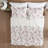 Modern Threads Ariana 3-Piece Floral Stripe Quilt Set, Soft Cotton Lightweight Bedspread with Reversible Design and 2 Pillow Shams-117660743
