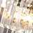 Castleford 6 - Light Unique Tiered Faceted Glass Cascade Chandelier