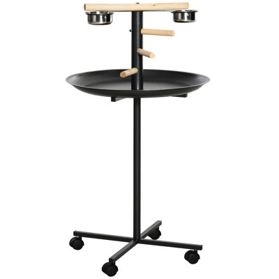 Bird Play Stand, Portable Parrot Perch, Bird Feeder Station