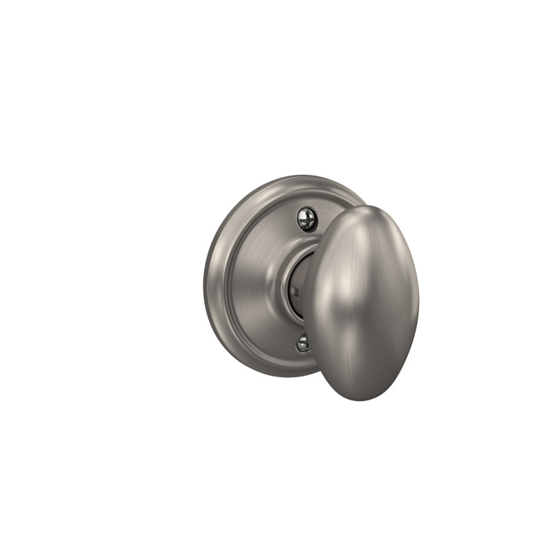 Siena Single Dummy Door Knob, Satin Nickel