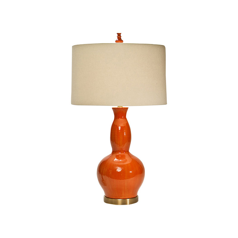 Lampe de table 33,5 po orange douce-amère