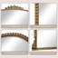 Miroir mural baroque vintage 24 po x 32 po, miroir décoratif mural orné, miroir d'appoint en verre trempé HD pour entrée, foyer, salon, chambre et coiffeuse de salle de bain