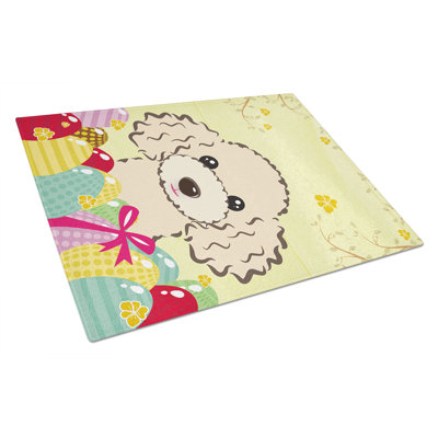 Planche à découper en verre trempé à caroline de pâques