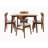 Darra Solid Wood Base Dining Table-167206076