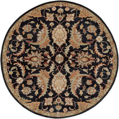 Oriental Handmade Tufted Wool Black/Camel/Beige/Brown Area Rug