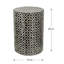 Tabouret rond Seibert
