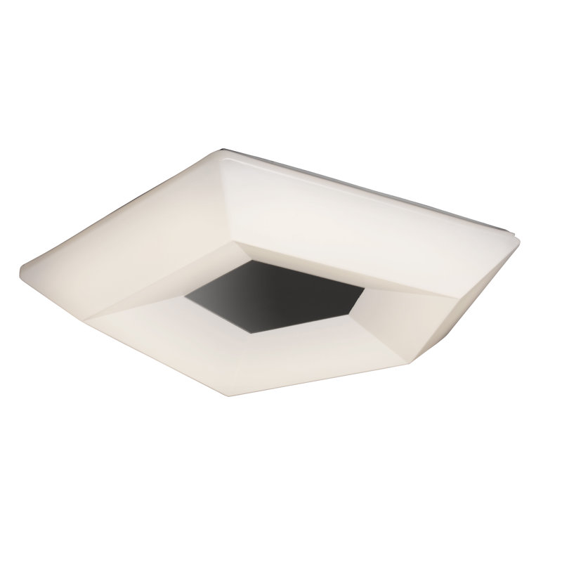 Kirkbride Acrylic LED Flush Mount, 8.5cm H x 65cm W x 65cm D