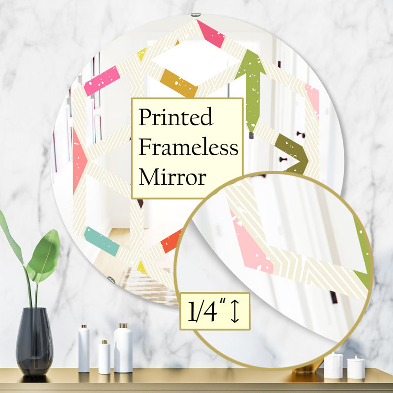 Miroir mural Diamond III, H 31,5 po x l po