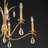 Stretford 5 - Light Steel Dimmable Classic / Traditional Chandelier