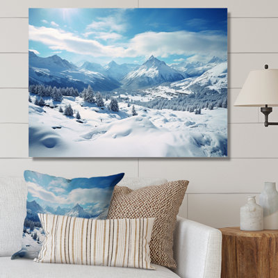 Bernadete French Snowy Peaks in the Alpine IV - reproduction