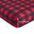 Marina Decoration Home Decor Bedding Bedroom Bedsheet Soft Silky Deep Pocket Rayon from Bamboo All Season 6 Pieces Printed Sheet Set with 4 Pillowcases, Red Black Plaid Pattern Queen Size-1688429277