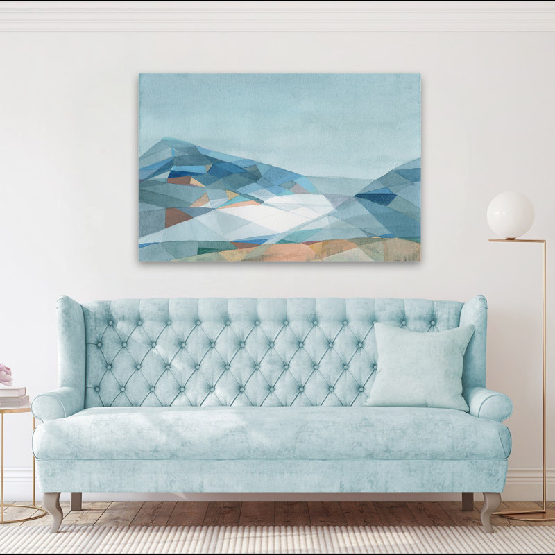 Abstract - Geometric Mountain V2, 40" H x 60" W