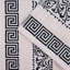 Ensemble de serviettes 8 pièces à bordure moyenne 100% coton à motif floral Athens-65596456