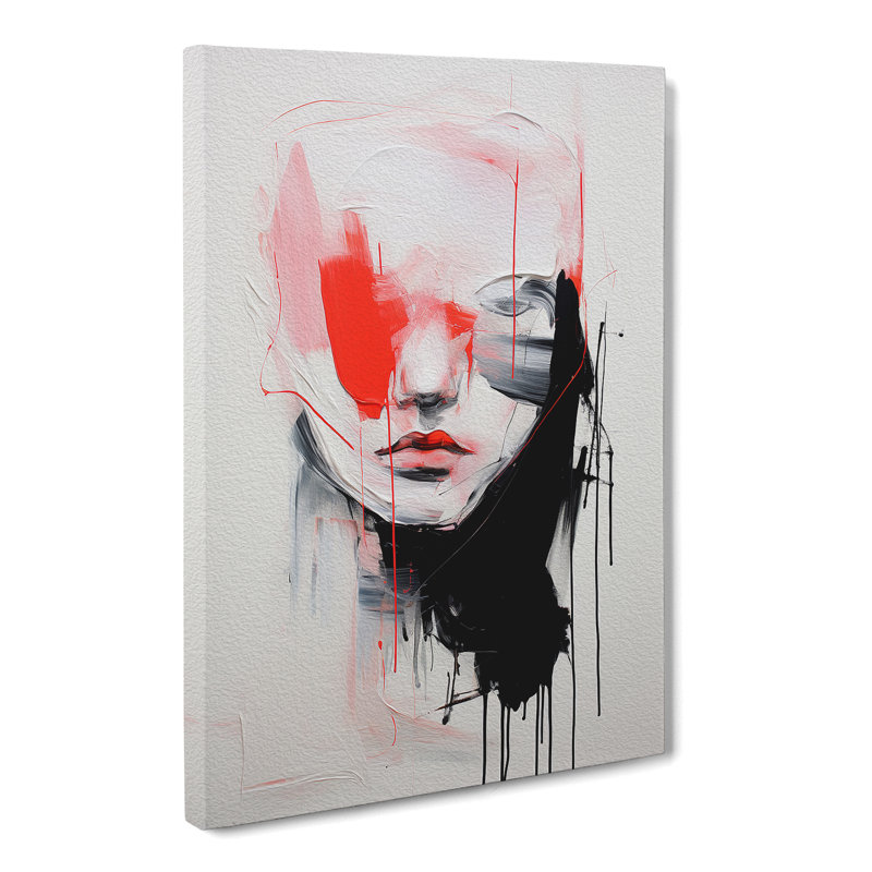 Minimalist Gestural No.2 - Wrapped Canvas, 60cm H x 40cm W x 3cm D
