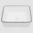 Go Peak Track 12'' Ceramic Rectangular Bathroom Sink