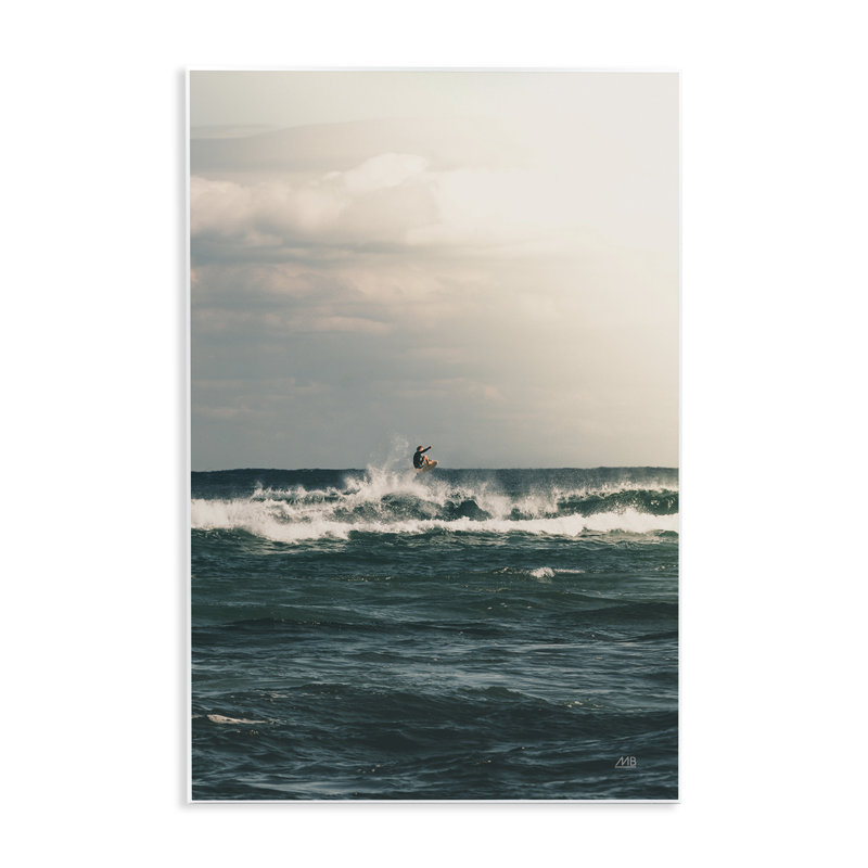  «Ride The Tide Surfer» par Max Blakesberg Studios, H 15 po x l 10 po