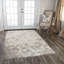 Tapis bleu / brun / crème Shockey-1026853727
