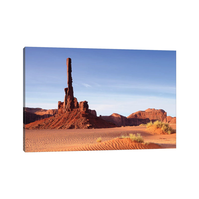 The Totem Pole by Brian Wolf - Wrapped Canvas Gallery-Wrapped Canvas Giclée, 20.32cm H x 30.48cm W