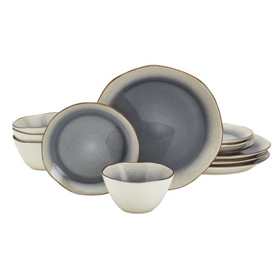 Service de table 12 pièces Reactive Glaze