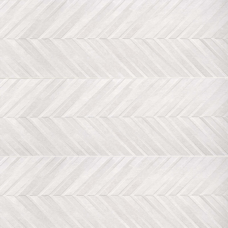 Carreau de céramique 16 po x 47 po Textuality, Blanc