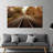 « automne rails », reproduction de photo sur verre