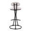 Ensemble de 2 tabourets de bar ronds à imprimé rond pour îlot de cuisine et salle à manger avec tabourets de comptoir et chaises-559228183