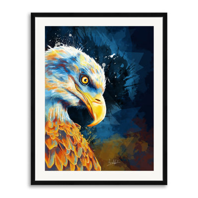 Œil d'aigle, illustration numérique par Flo Meylan