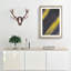 Stripes of Yellow in Abstract - Picture Frame Graphic Art Print on MDF-55730142-55730138