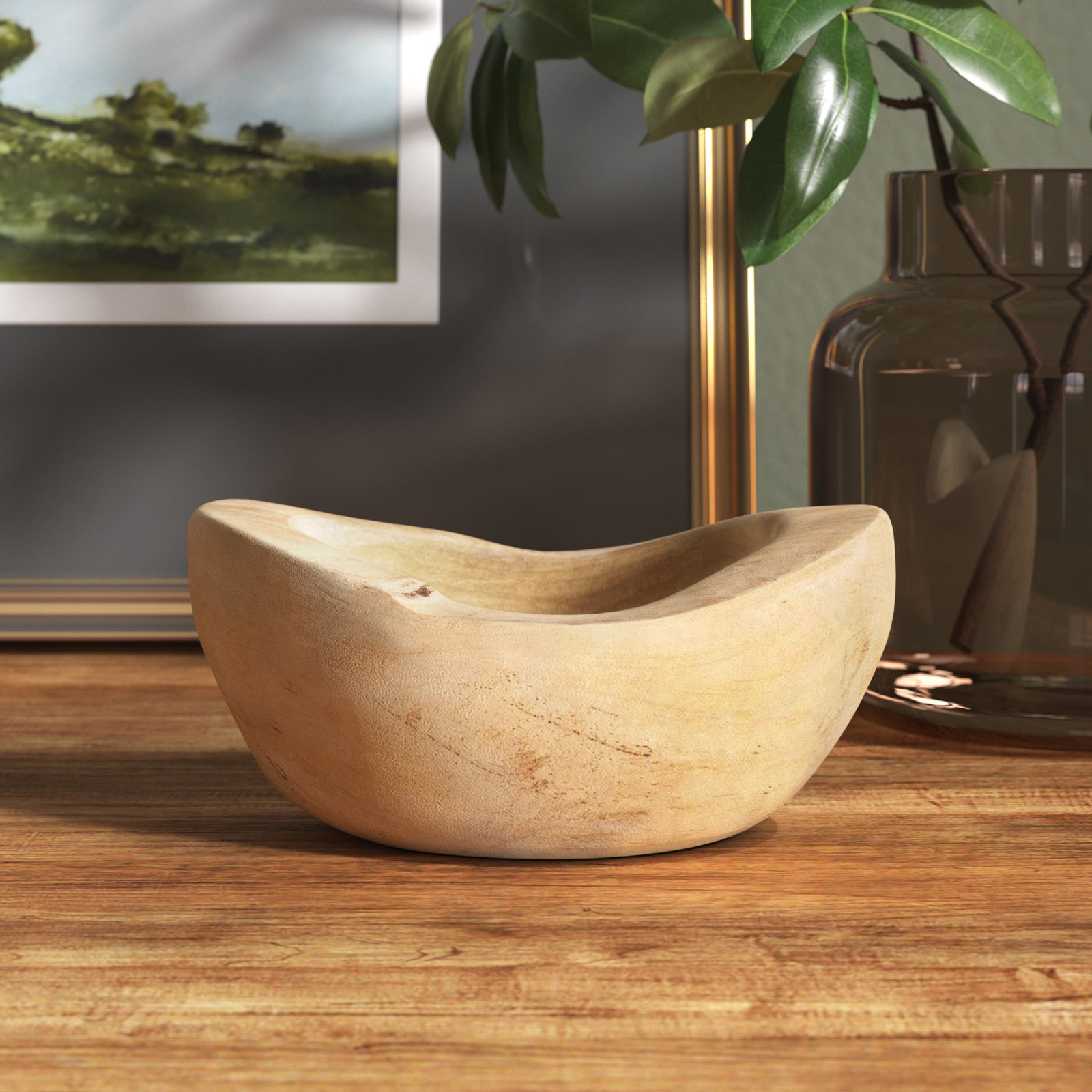 Peale Wood Decorative Bowl