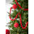 S/3 6' Red Pom Pom Garland