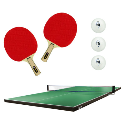 Ping Pong Foldable Conversion Top with Paddles and Balls (19mm Thick)