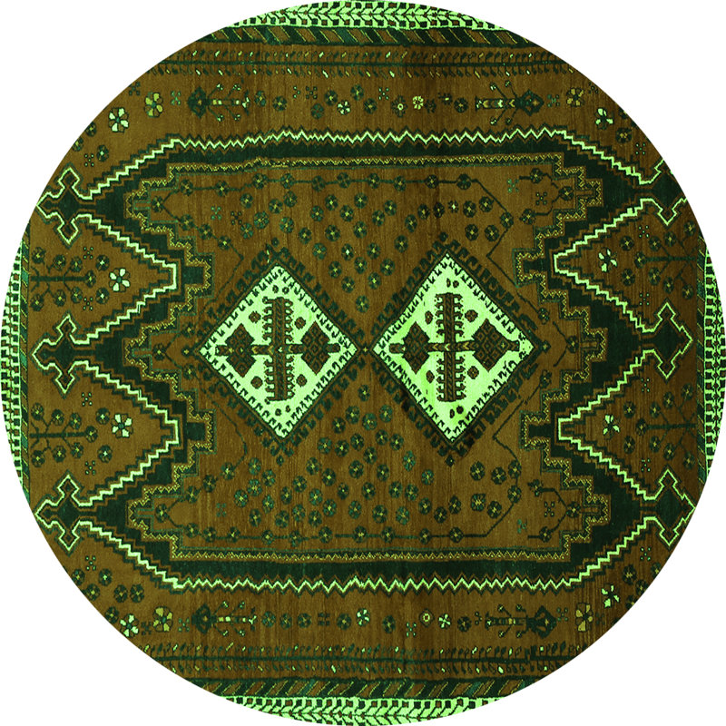 Performance Oriental Indoor Rug, Round 8'