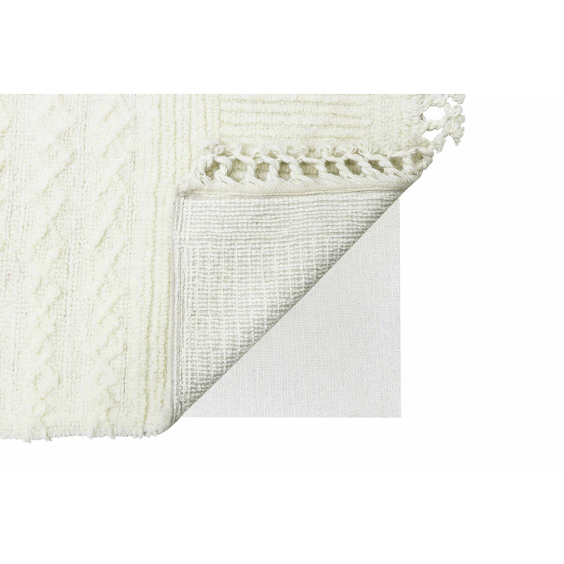 Woolable Kids Handmade Wool Area Rug, Rectangle 4' x 5'6"