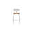 Tan Seat/White Aluminium Base